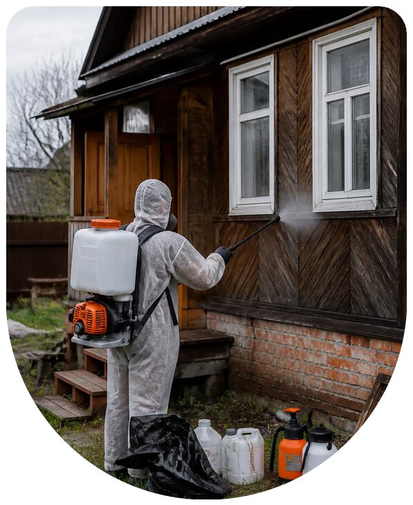 Профессиональная дезинсекция дачи от насекомых в Белгороде